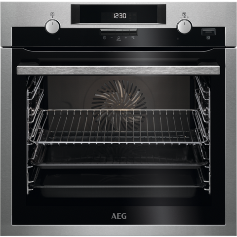 AEG BCS551220M SteamBake Electric Oven Stainless Steel