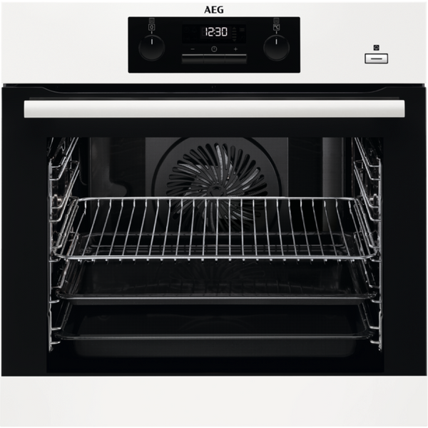 AEG BEB351010W SteamBake Electric Oven White