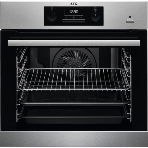AEG BES351010M SteamBake Electric Oven Stainless Steel